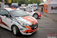 Rallye Český Krumlov: Čtvrtek v areálu výstaviště v Českých Budějovicích